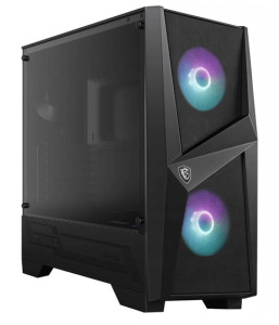 MSI MAG Forge 100M RGB Midi Tower, 3x 120mm, 2x USB 3.2