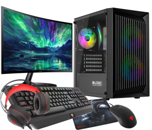 VIST Sistem PC Ryzen 7 5700G, Ram 16GB, AMD Radeon RX VEGA, SSD 1TB M.2, WIFI, LCD 24, Windows 11 Pro preinstalat