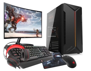 VIST Sistem PC RGB Ryzen 5 5600GT, Ram 32GB, AMD Radeon RX VEGA, SSD 1TB M.2, WIFI, LCD 24, Windows 11 Pro preinstalat