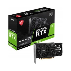 GeForce MSI RTX 3050 Ventus 2X E OC 6GB GDDR6