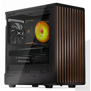 VIST Wood Sistem PC Ryzen 7 5700X, Ram 16GB, NVIDIA GeForce RTX 5060, SSD 1TB M.2, WIFI, Windows 11 Pro preinstalat