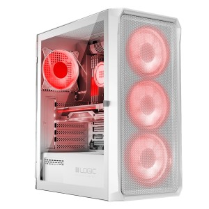 VIST Sistem PC ARGB White Core i5 12400F, Ram 16GB, AMD Radeon RX 6700 XT, SSD 1TB M.2, WIFI, Windows 11 Pro preinstalat